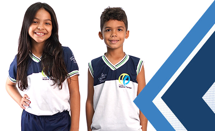 Foto do Aluno modelo da Escola Madre Teresa